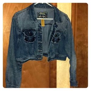 Large Star Jean jacket